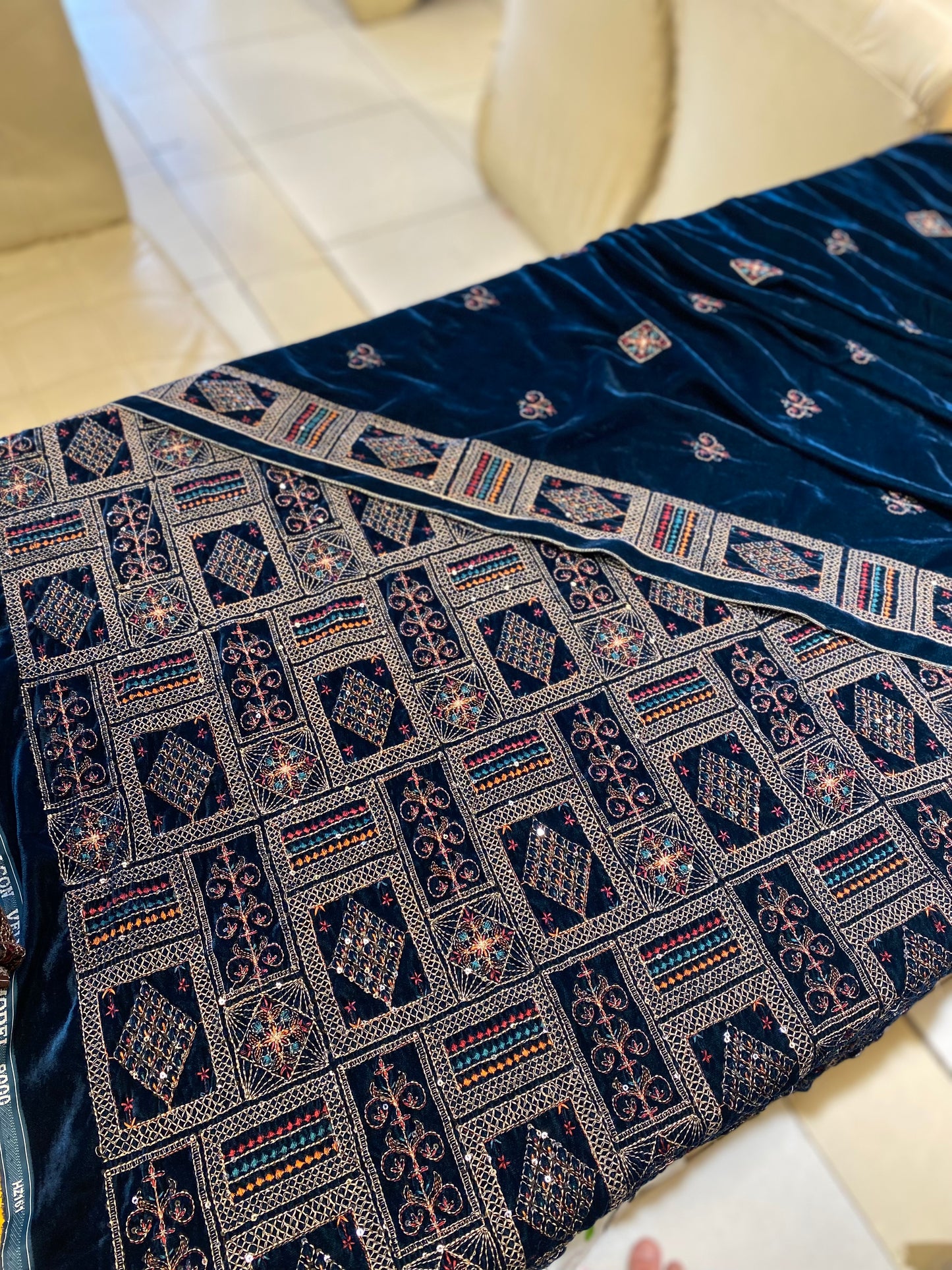 VELVET | Multi BRZ Squares