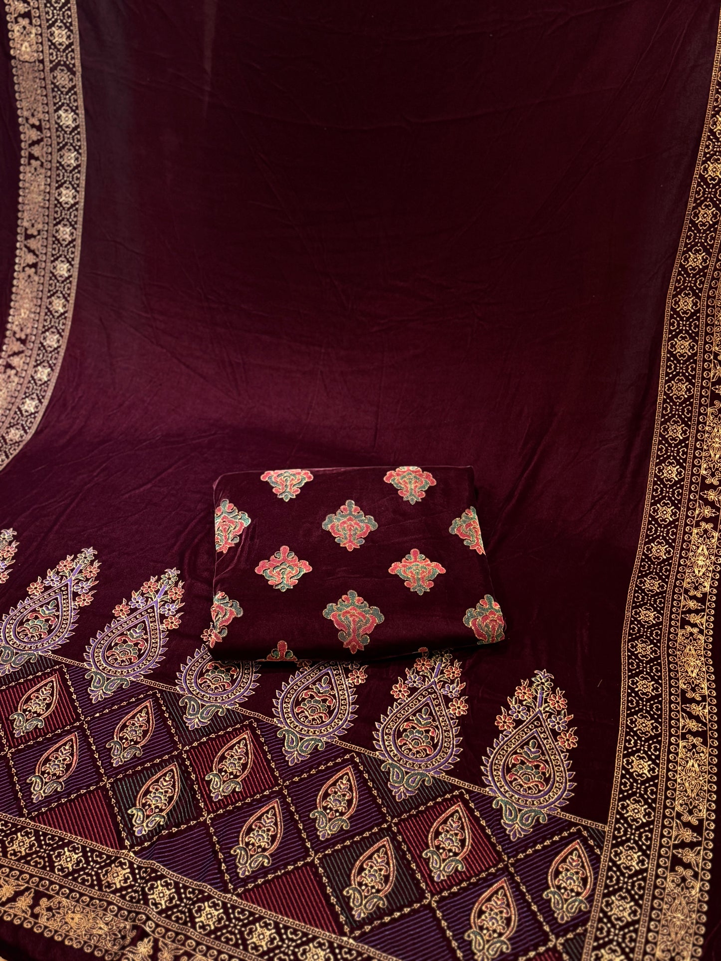 Block Print Velvet | BP 1