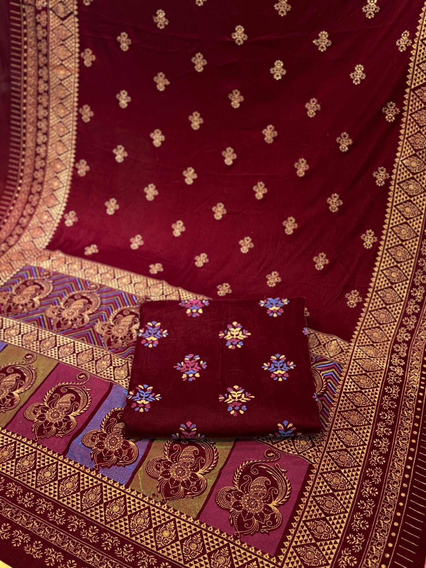 Block Print Velvet | BP 2