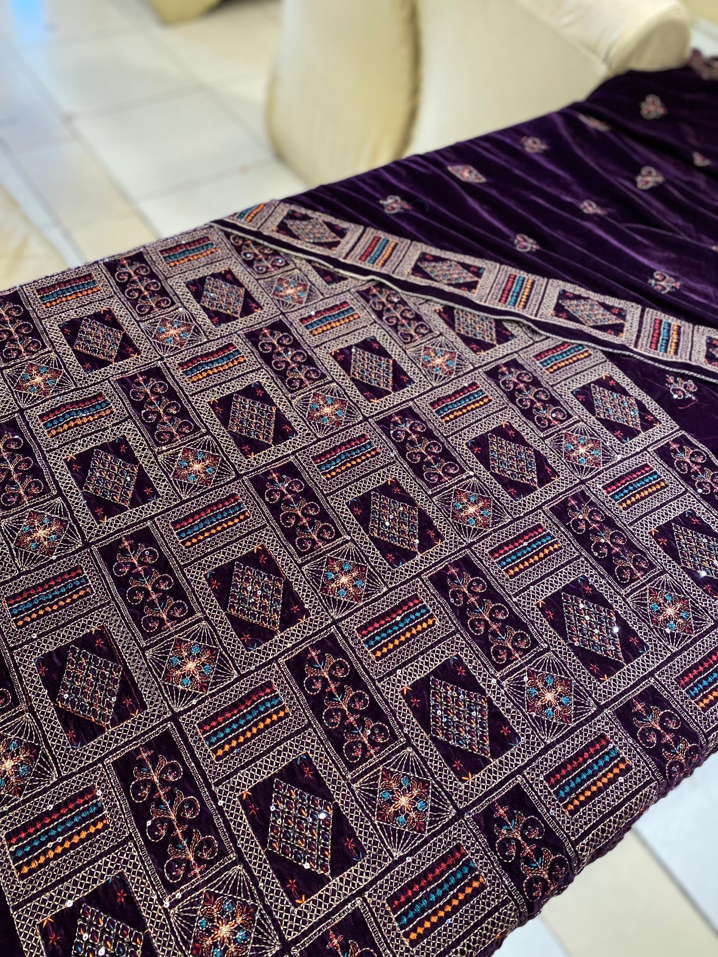 VELVET | Multi BRZ Squares