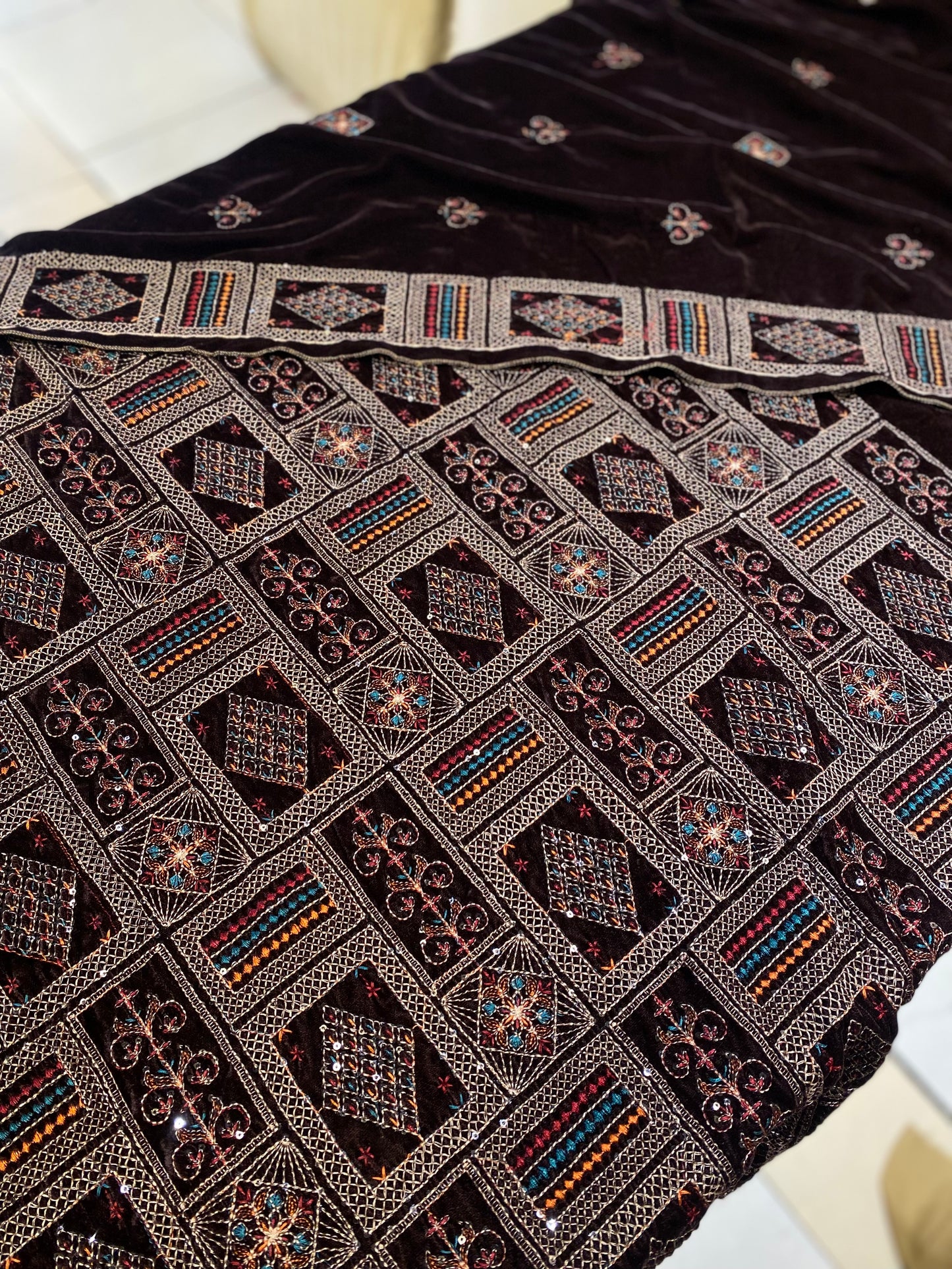 VELVET | Multi BRZ Squares