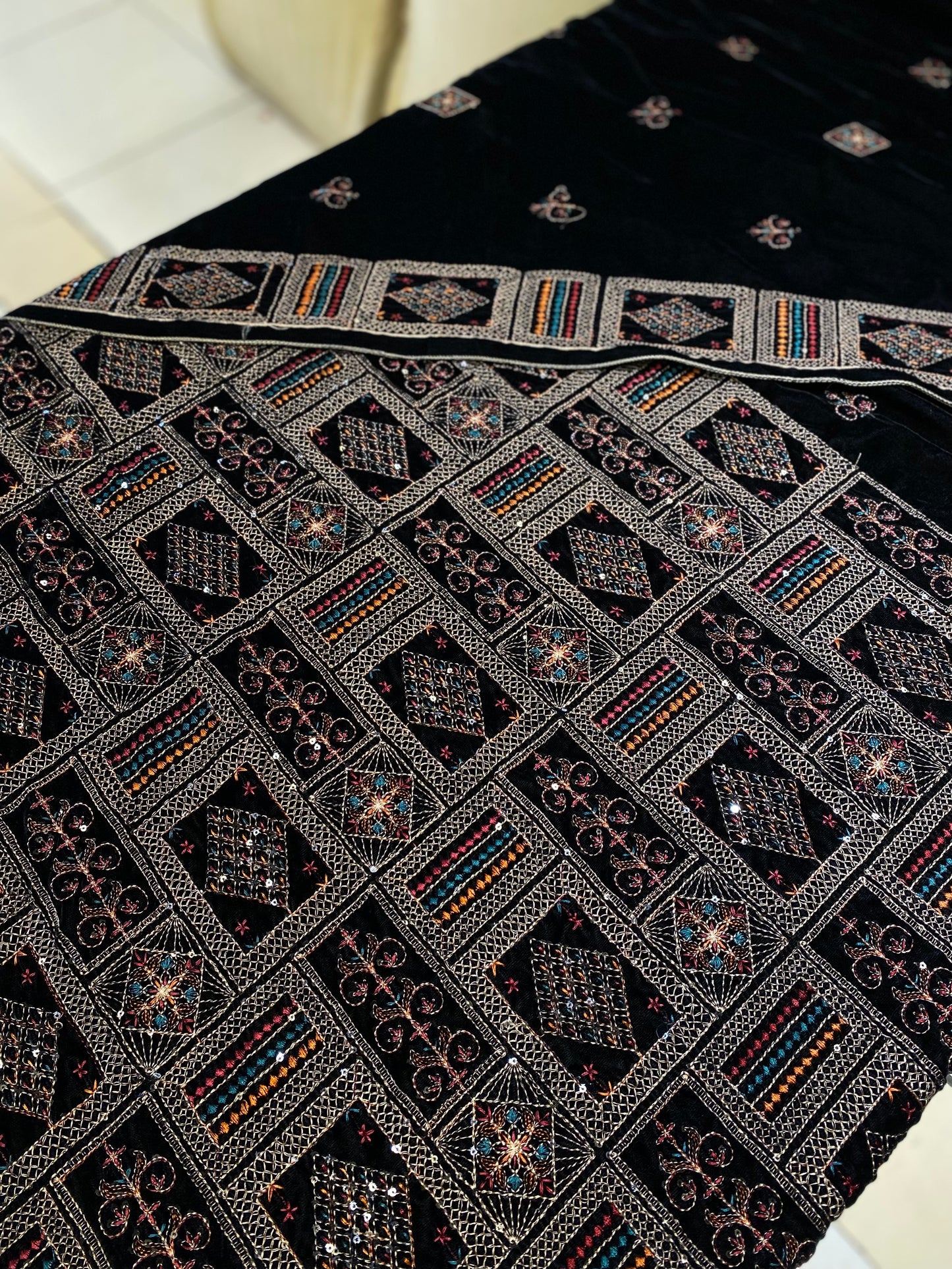 VELVET | Multi BRZ Squares